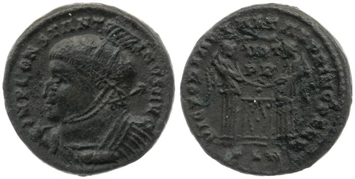 RIC VII Londinium 158, реверс, Британский музей
