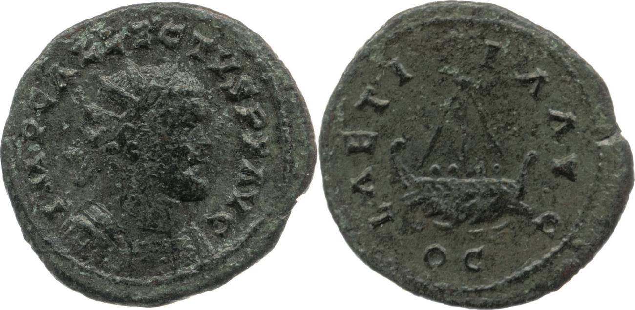 RIC V Allectus 124, аверс, bm