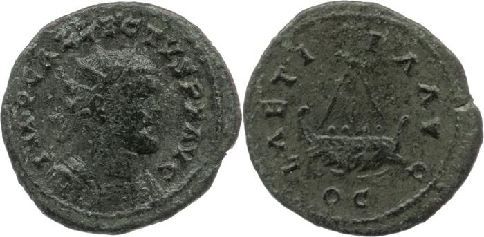 RIC V Allectus 124, реверс, bm