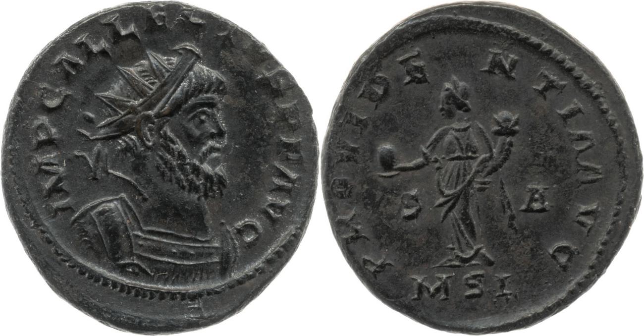 RIC V Allectus 36, аверс, bm