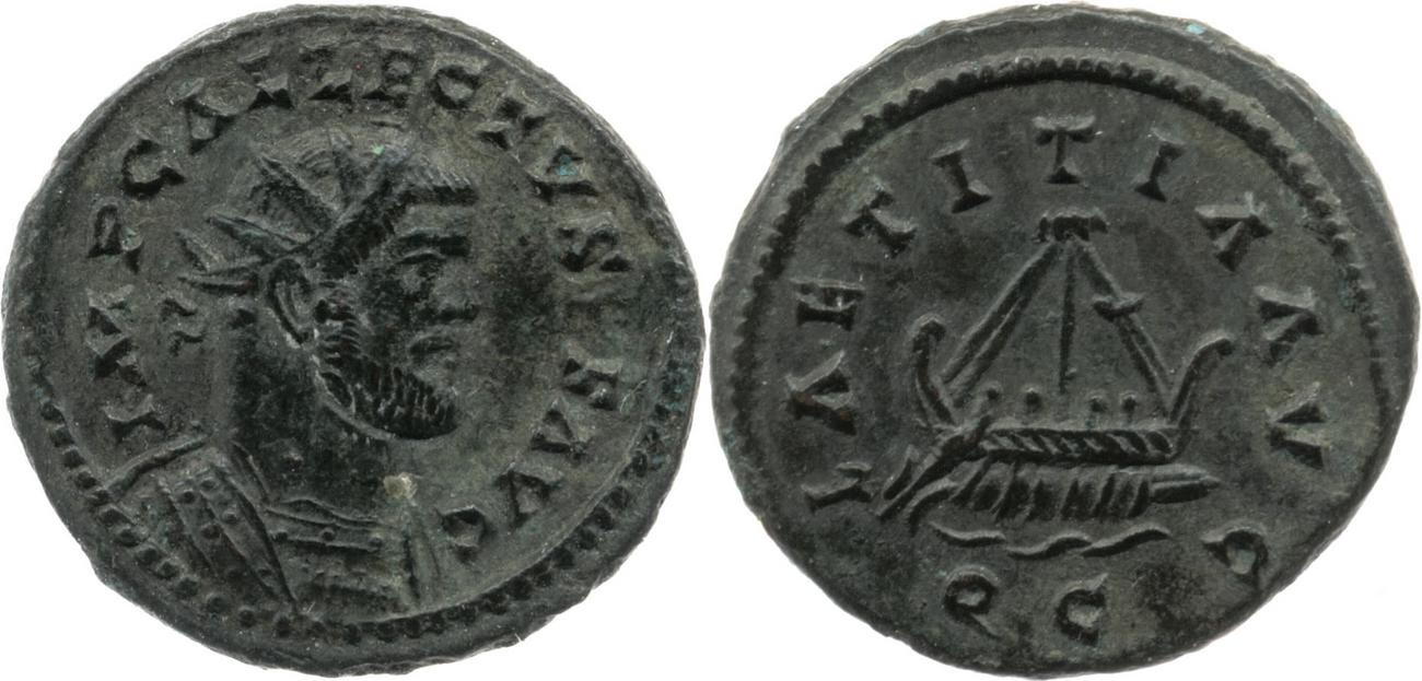 RIC V Allectus 124, аверс, bm