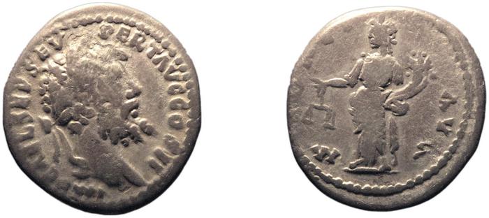 RIC IV Septimius Severus 411A, реверс, bm