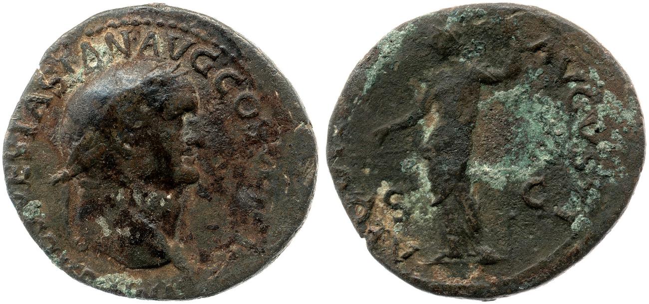 RIC II, Part 1 (second edition) Vespasian 1228, аверс, bm