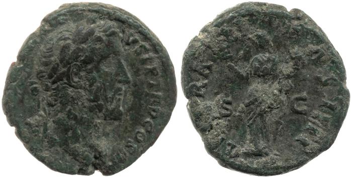 RIC III Antoninus Pius 818, реверс, bm