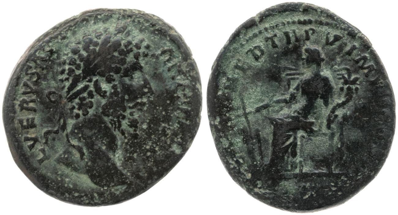 RIC III Marcus Aurelius 1414, аверс, Британский музей
