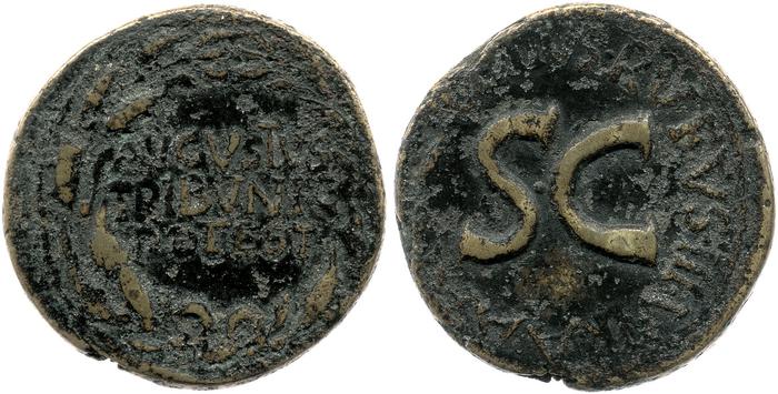 RIC I (second edition) Augustus 388, реверс, bm
