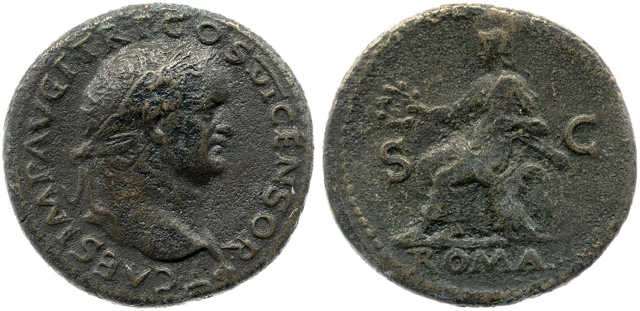 obverse RIC II, Part 1 (second edition) Vespasian 1263