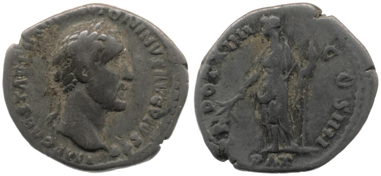 RIC III Antoninus Pius 200c, аверс, Британский музей
