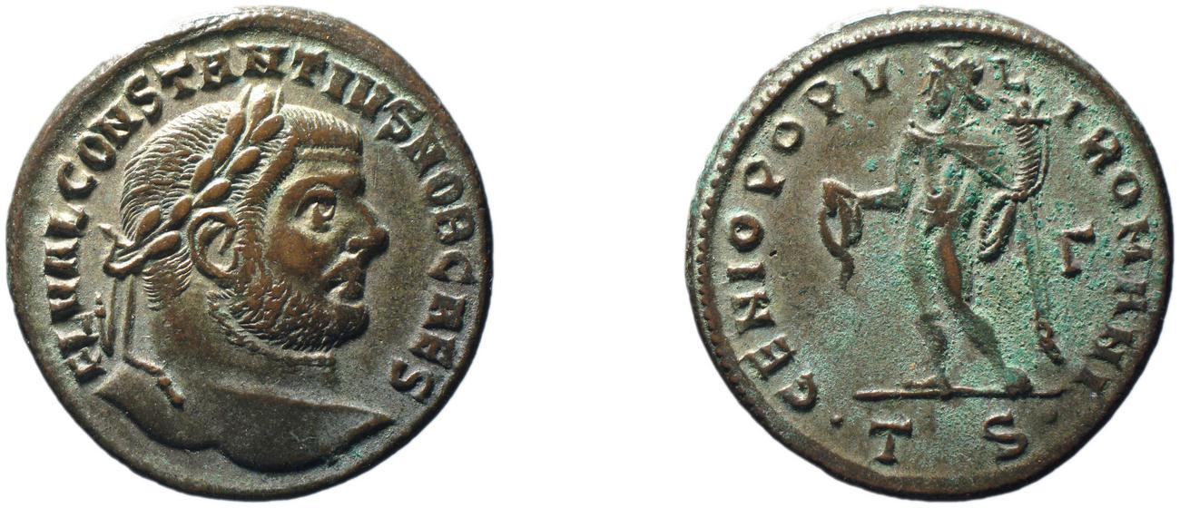 RIC VI Thessalonica 26a, аверс, bm