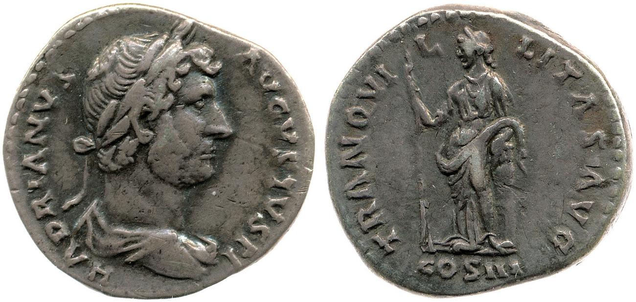 obverse RIC II, Part 3 (second edition) Hadrian 968