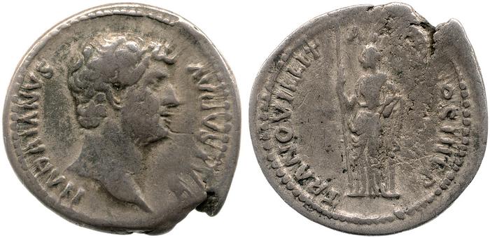 RIC II, Part 3 (second edition) Hadrian 1131, реверс, Британский музей
