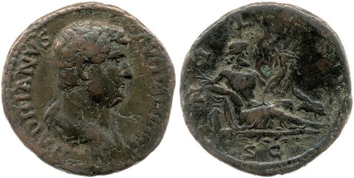 RIC II, Part 3 (second edition) Hadrian 1703, реверс, Британский музей