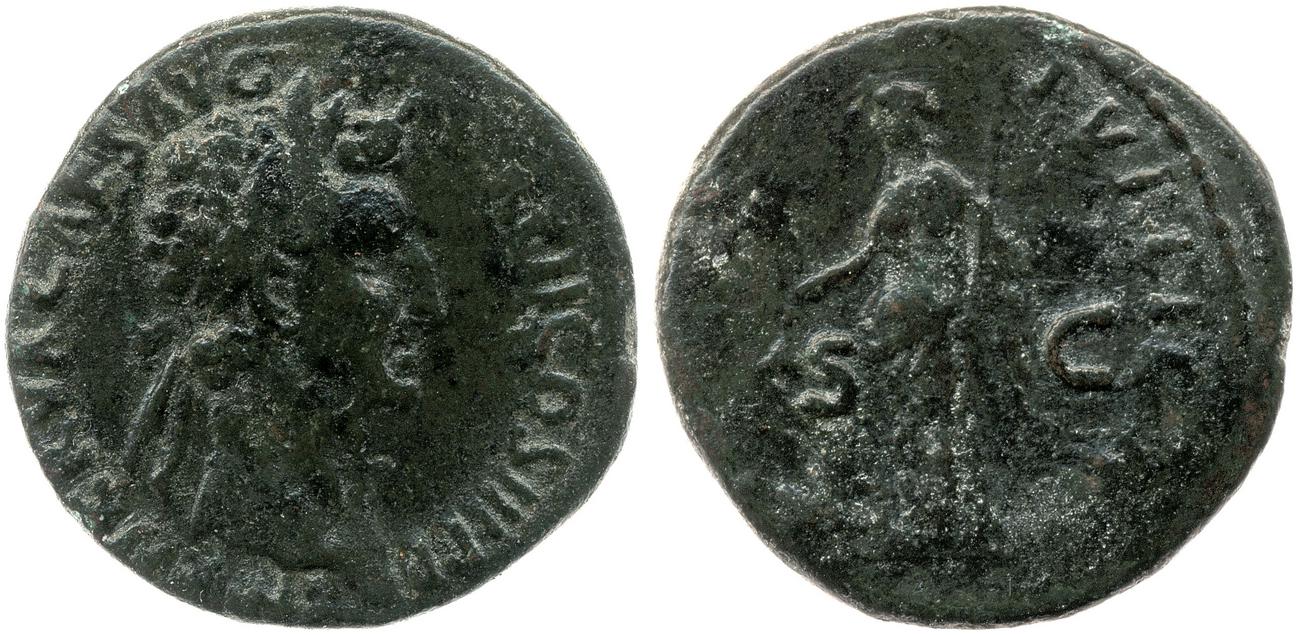 RIC II Nerva 100, аверс, bm