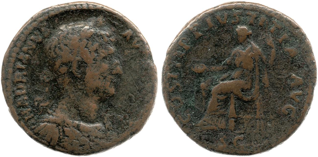 аверс RIC II, Part 3 (second edition) Hadrian 1279