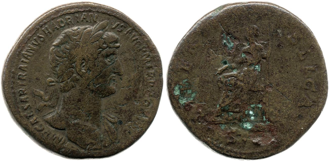 obverse RIC II, Part 3 (second edition) Hadrian 423