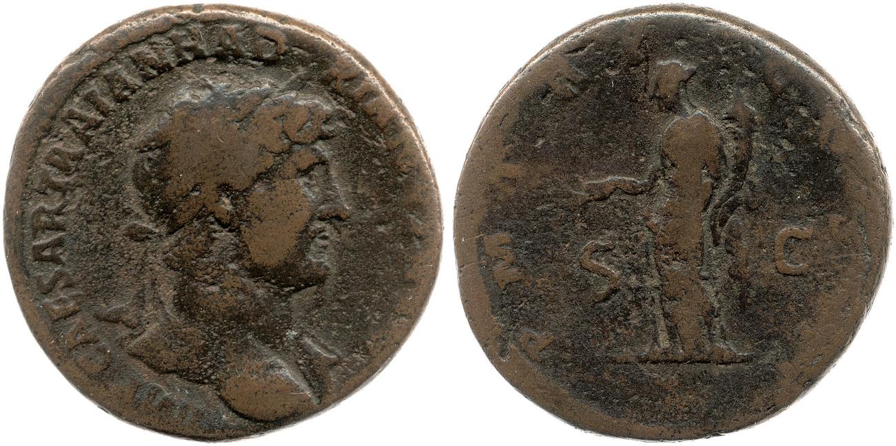 obverse RIC II, Part 3 (second edition) Hadrian 672