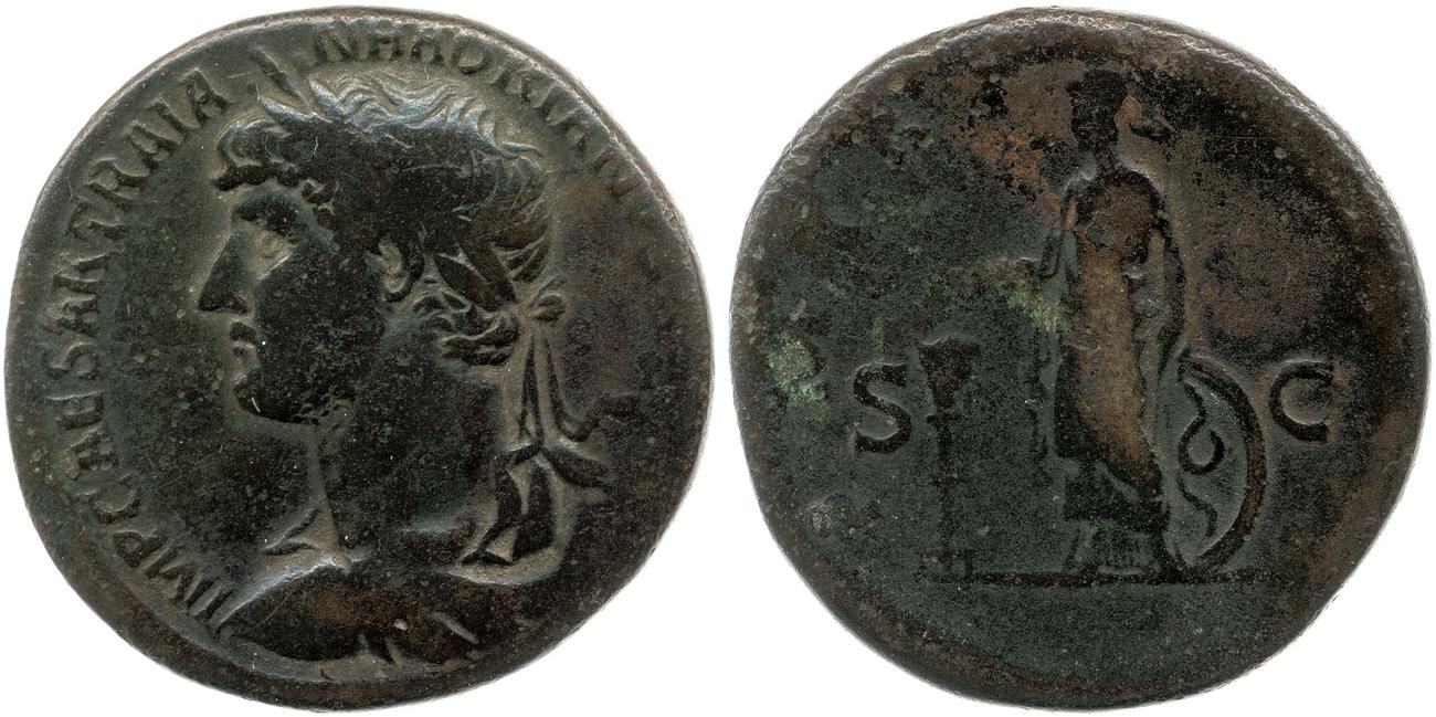 obverse RIC II, Part 3 (second edition) Hadrian 671