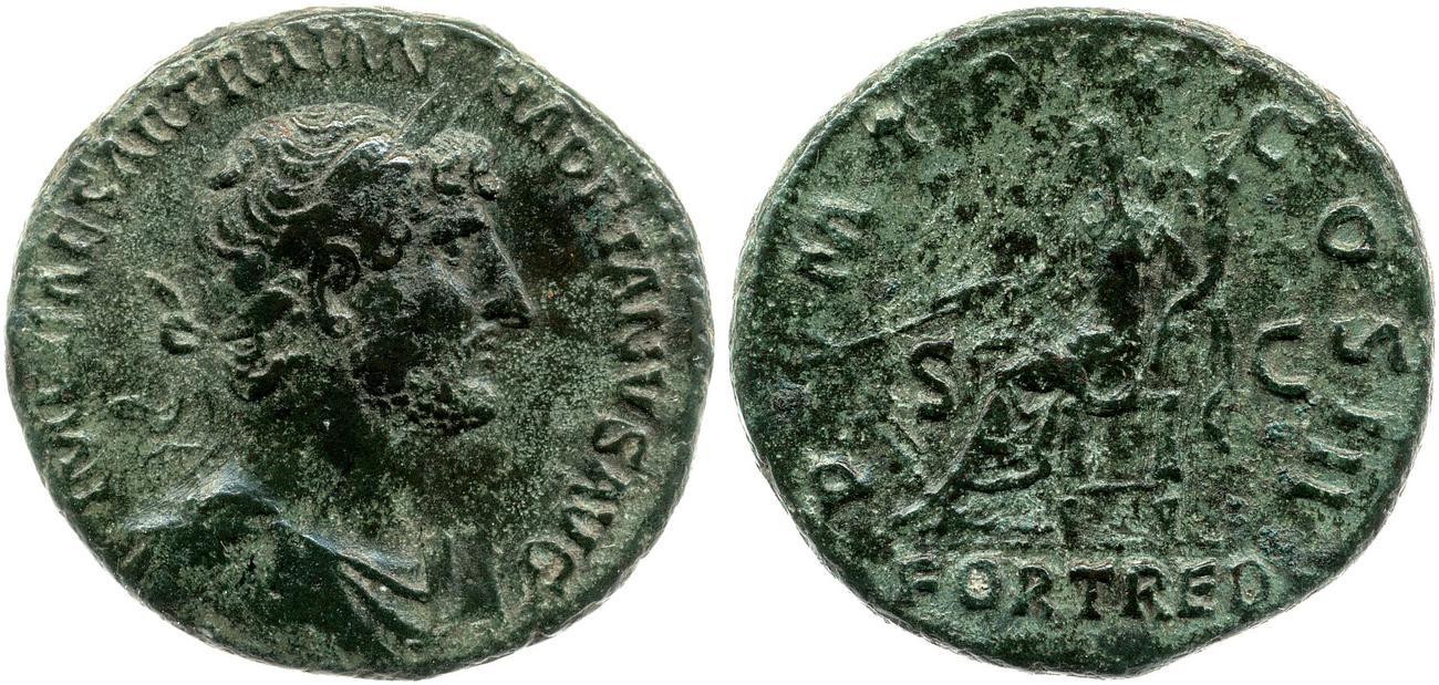 RIC II, Part 3 (second edition) Hadrian 648, аверс, Британский музей
