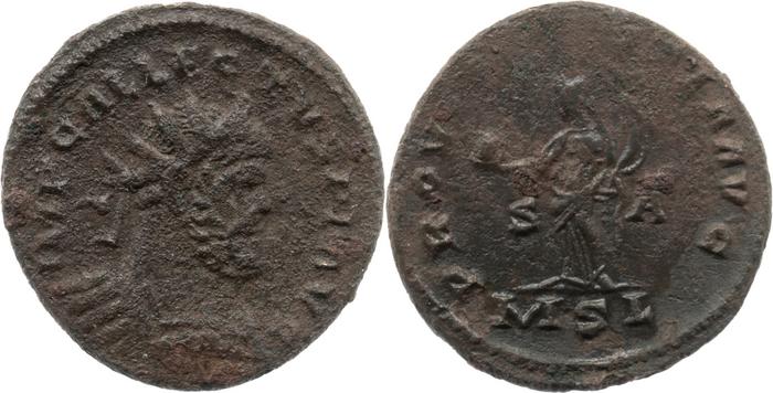 RIC V Allectus 36, реверс, bm