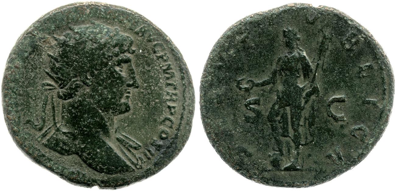 obverse RIC II, Part 3 (second edition) Hadrian 275