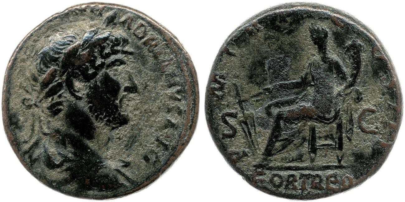 obverse RIC II, Part 3 (second edition) Hadrian 650