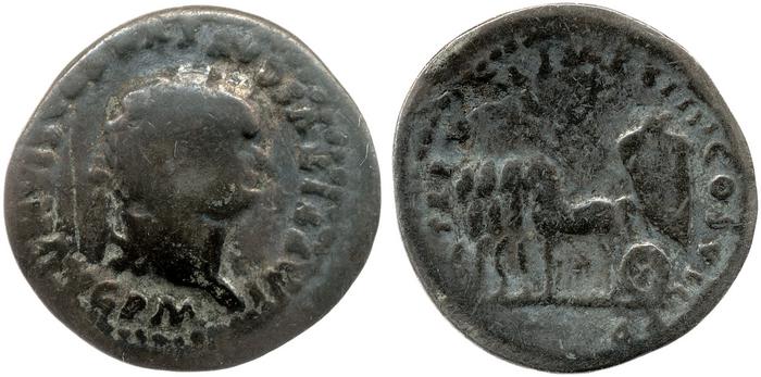 RIC II, Part 1 (second edition) Titus 25, реверс, bm
