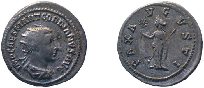 RIC IV Gordian III 189A, реверс, bm