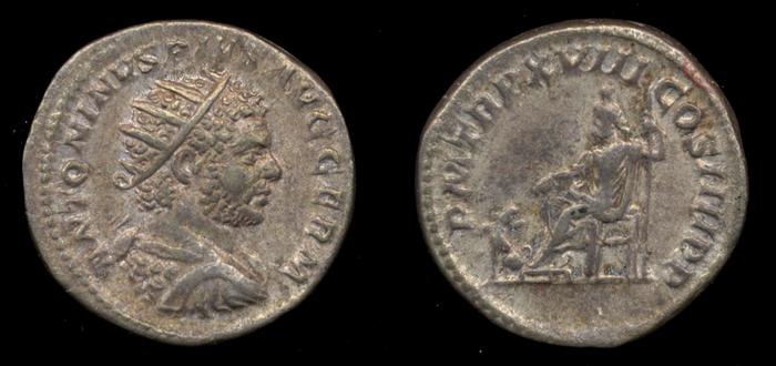реверс RIC IV Caracalla 261C