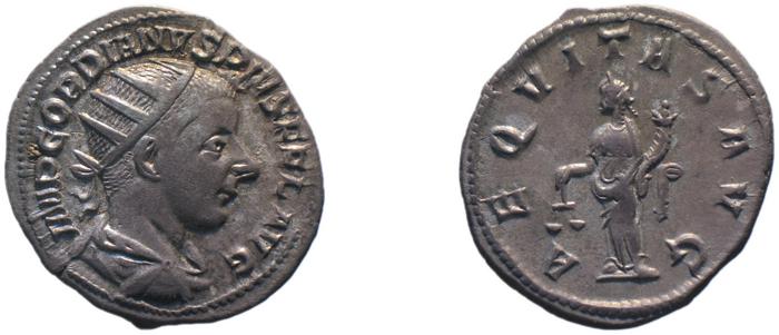 RIC IV Gordian III 63, реверс, bm