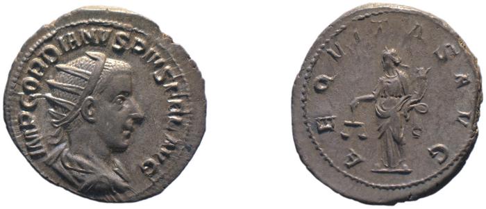 RIC IV Gordian III 63, реверс, bm