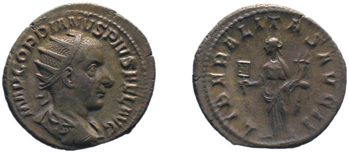 RIC IV Gordian III 66, реверс, bm