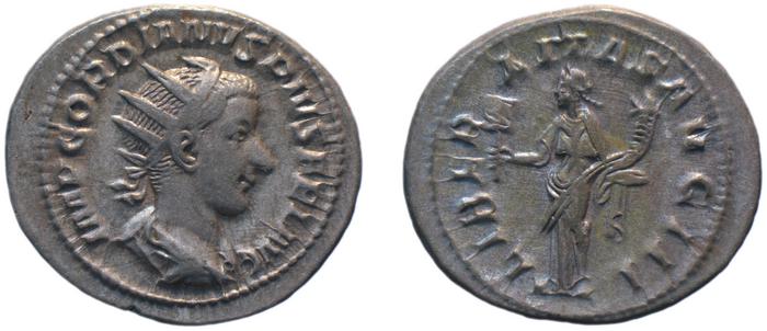 RIC IV Gordian III 67, реверс, bm