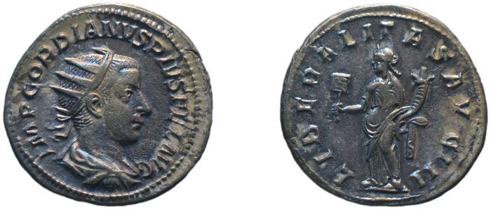 RIC IV Gordian III 67, реверс, bm