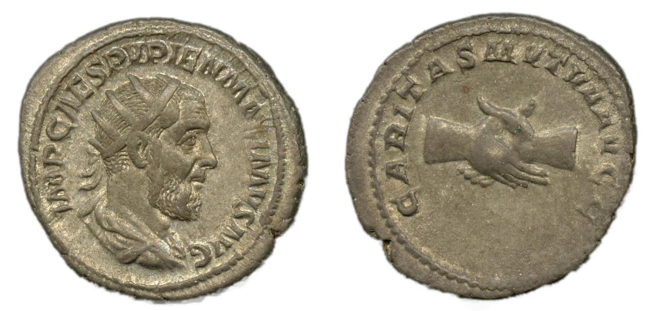 RIC IV Pupienus 10B, аверс, bm
