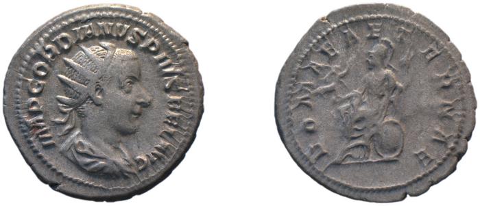 RIC IV Gordian III 70, реверс, bm