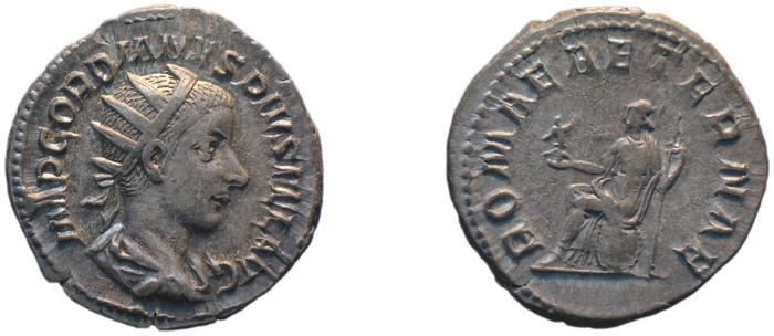 RIC IV Gordian III 70, реверс, bm