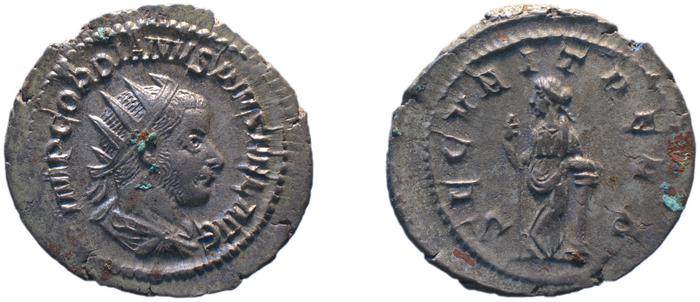 RIC IV Gordian III 151, реверс, bm