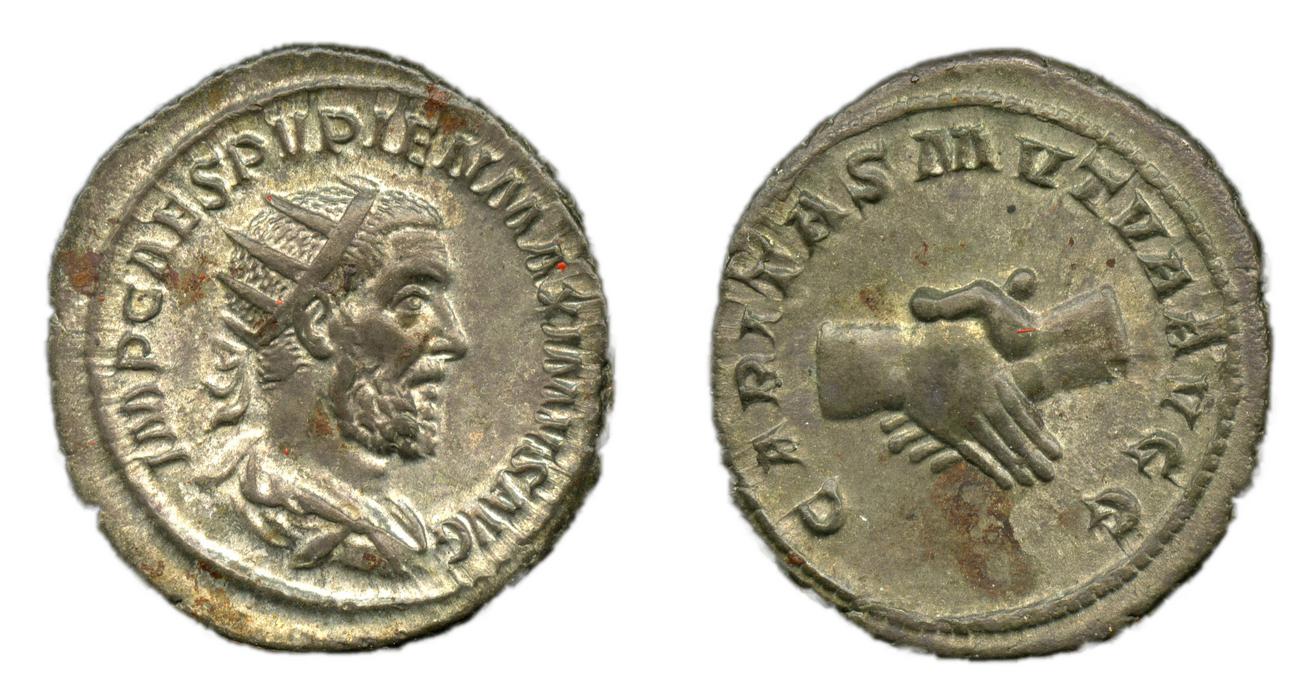 аверс RIC IV Pupienus 10B