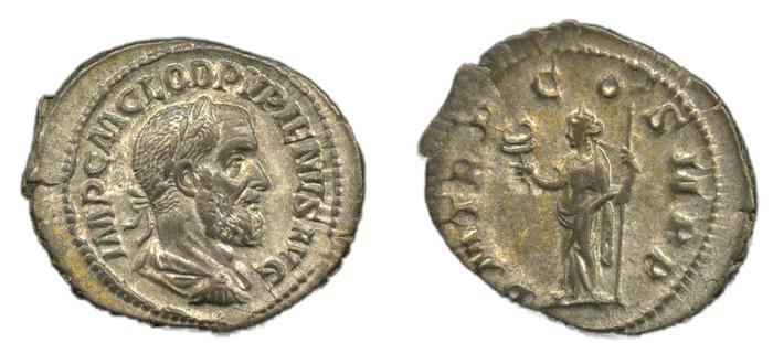 RIC IV Pupienus 6, реверс, bm