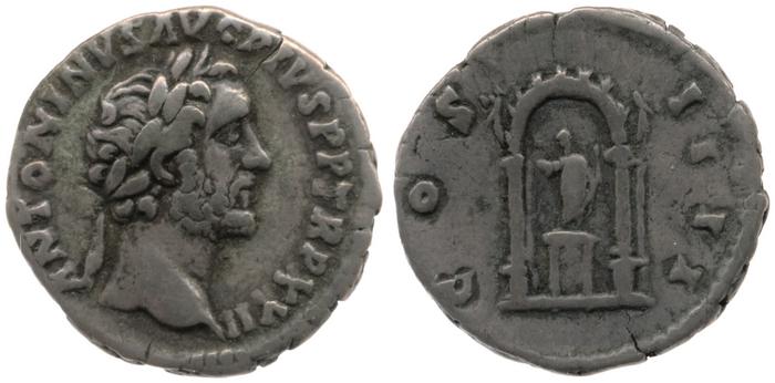 RIC III Antoninus Pius 285, реверс, Британский музей