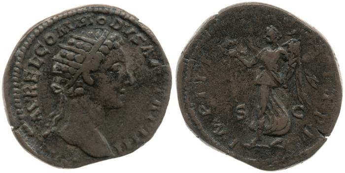 реверс RIC III Marcus Aurelius 1614
