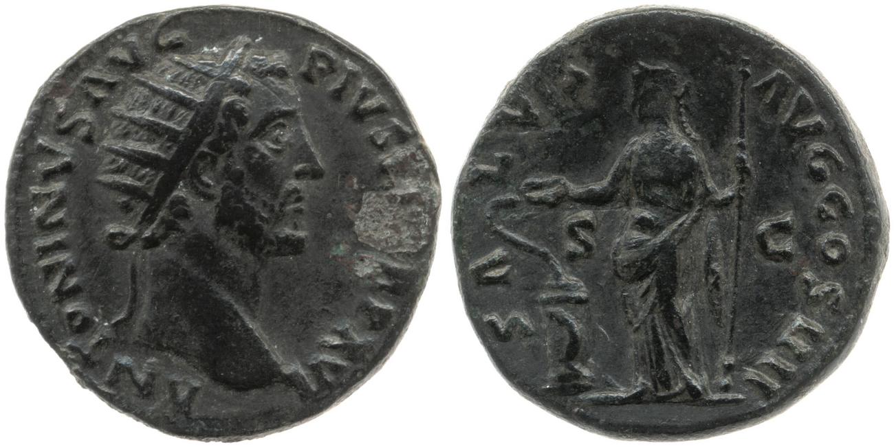 аверс RIC III Antoninus Pius 909A
