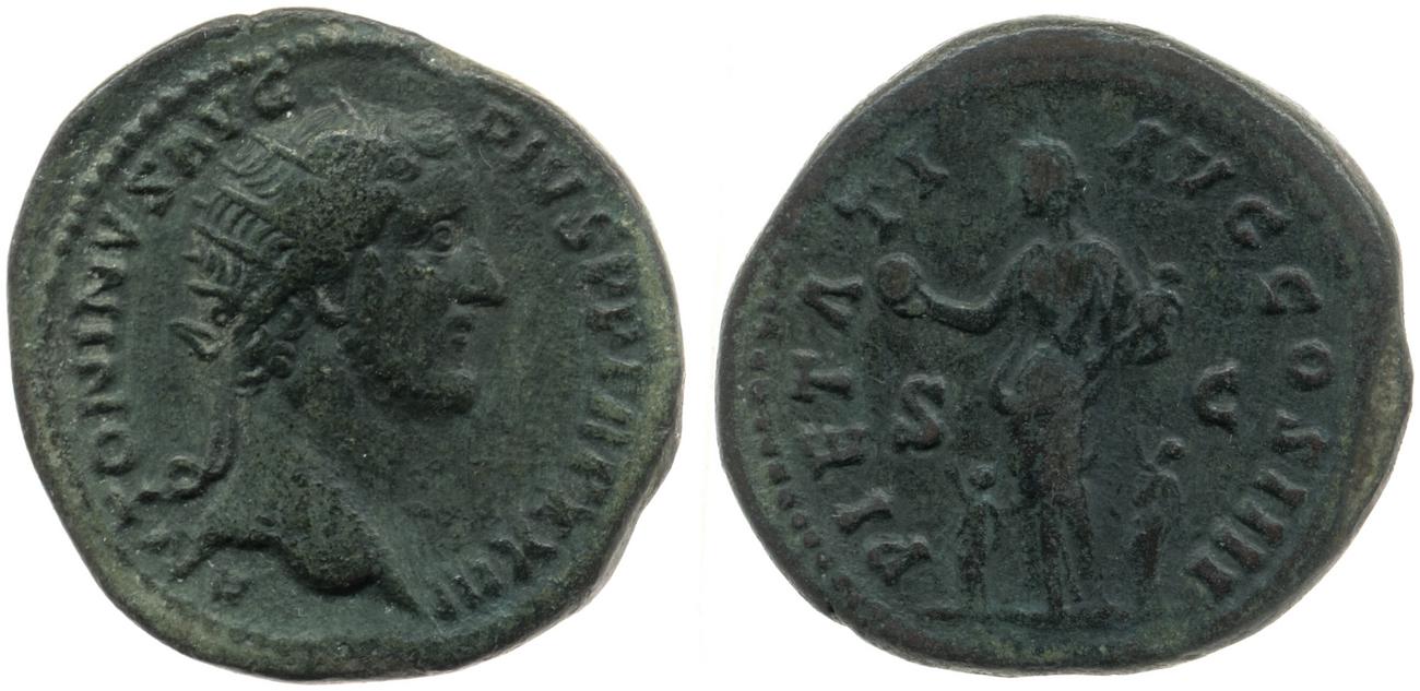 obverse RIC III Antoninus Pius 1035