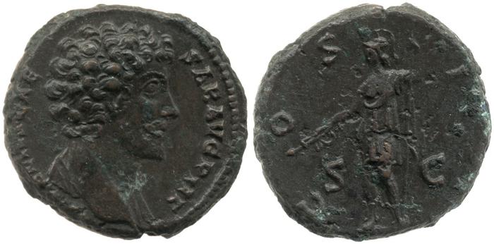 RIC III Antoninus Pius 1258, реверс, bm