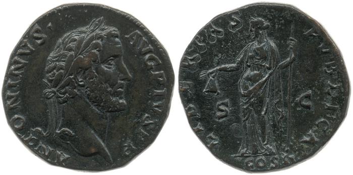 реверс RIC III Antoninus Pius 538