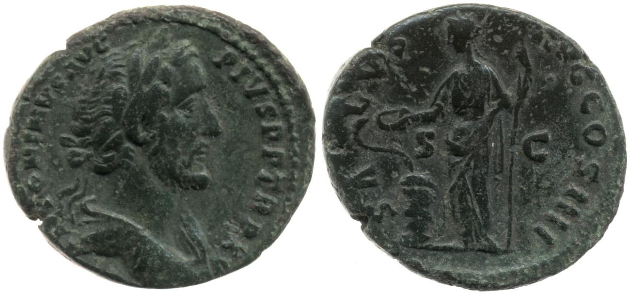 аверс RIC III Antoninus Pius 900A