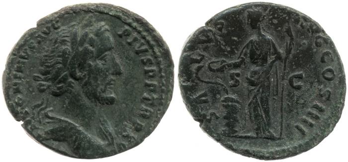 реверс RIC III Antoninus Pius 900A