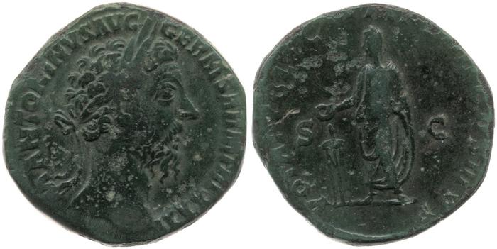 реверс RIC III Marcus Aurelius 1226