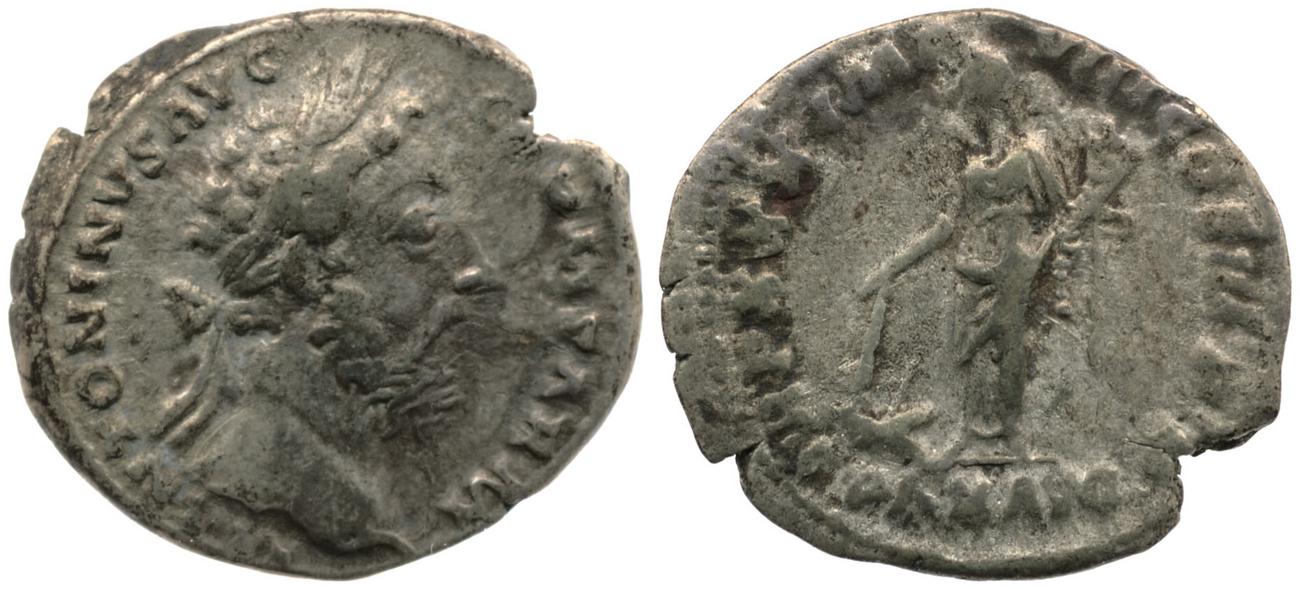 RIC III Marcus Aurelius 346, аверс, Британский музей