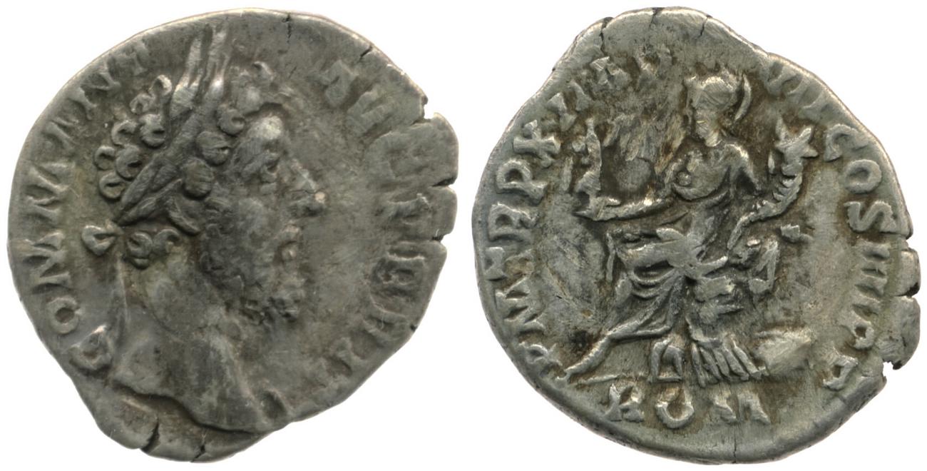 RIC III Commodus 112, аверс, bm